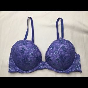 Victoria's Secret Purple Lace Bra